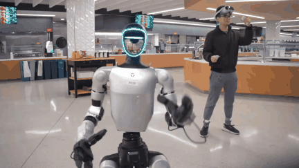 SONIC: VR whole-body teleop